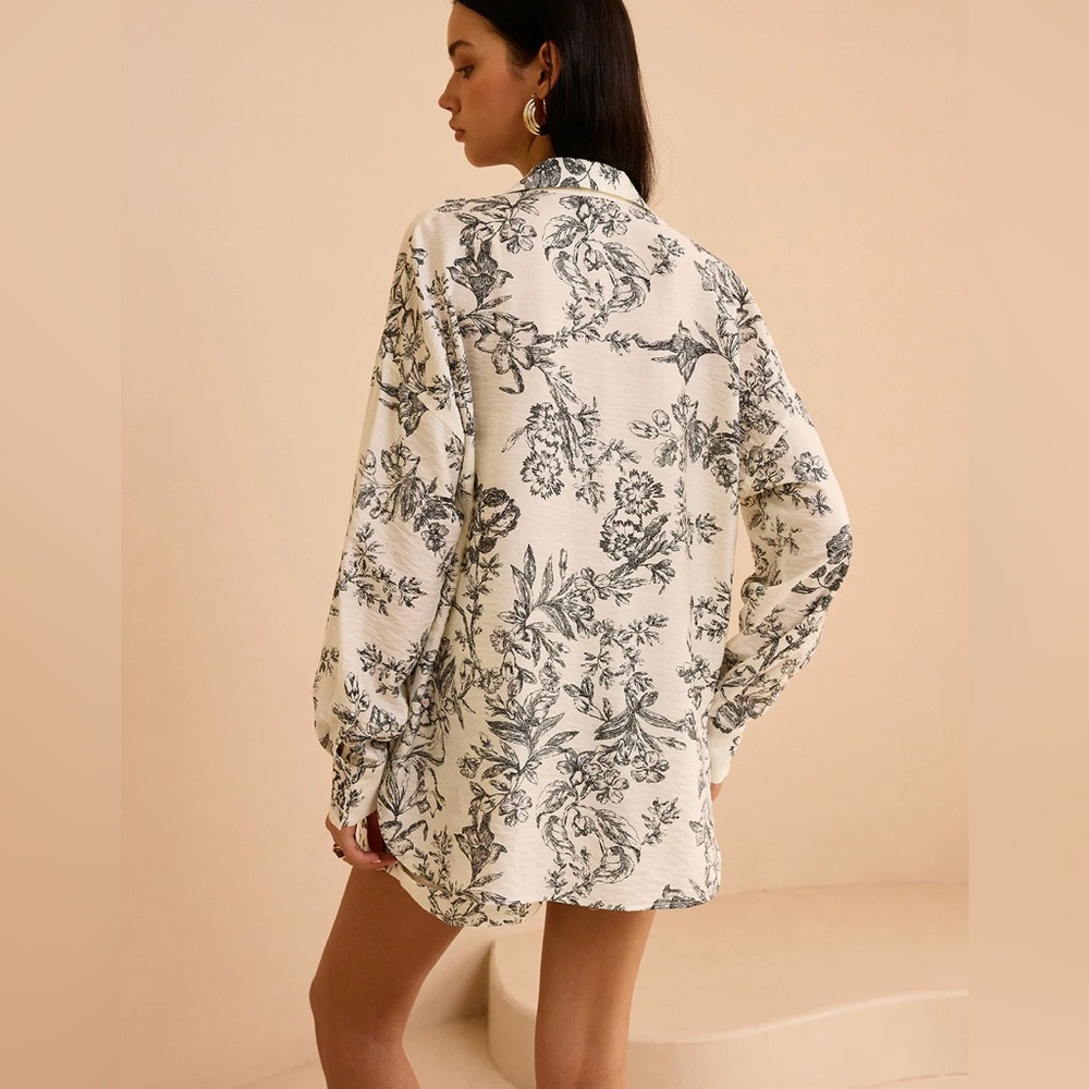 139 Commense Floral Print Three-Piece Set - Picture 6 of 7